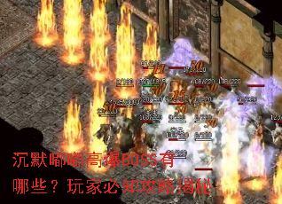 ��Ĭ�ླྀ߱�BOSS����Щ����ұ�֪���Խ���