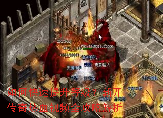 如何快速提升等级?新开传奇热血视频全攻略解析 如何快速提升等级?新开传奇热血视频全攻略解析
