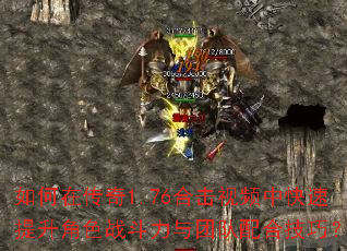 ����ڴ���1.76�ϻ���Ƶ�п���������ɫս�������Ŷ���ϼ��ɣ�