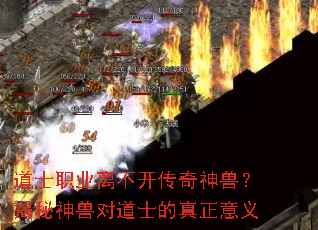 道士职业离不开传奇神兽?揭秘神兽对道士的真正意义 道士职业离不开传奇神兽?揭秘神兽对道士的真正意义